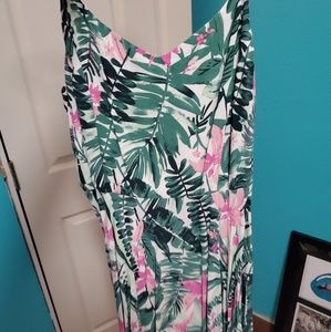 Lightly colored summer dress